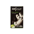 manforce condoms extra dotted green apple coloured 10 s 